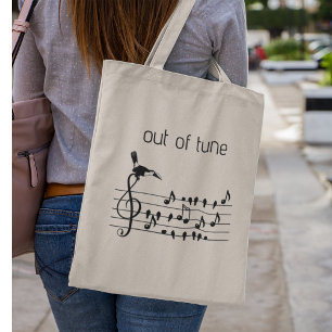 Bolsa Tote Fora de Tune, Turiano juntando passarinhos