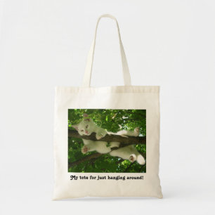 Bolsa Tote Fora De Um Saco De Toque De Gato Do Limb