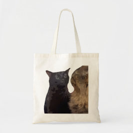 Bolsa Tote Fora de Zoneamento de Gato Negro