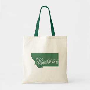 Bolsa Tote Forest Green State Montana Tote Bag