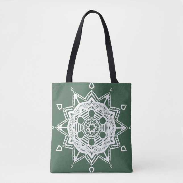Bolsa Tote Forest Mandala (Frente)