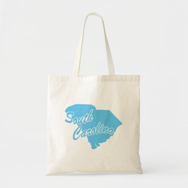Bolsa Tote Forma do Estado da Carolina do Sul (Frente)
