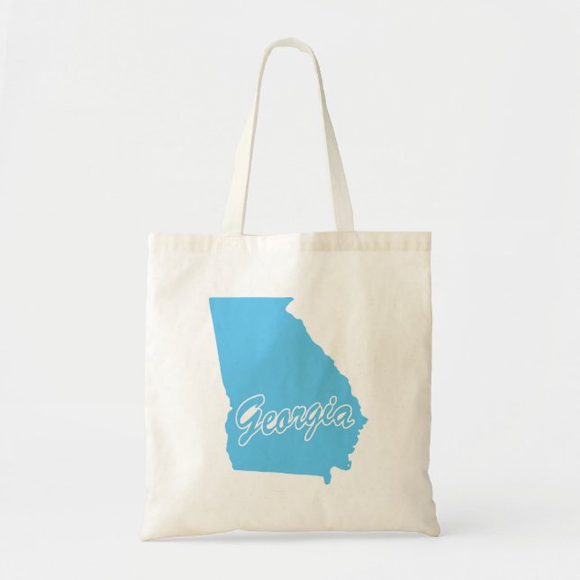 Bolsa Tote Forma Do Estado Da Geórgia (Frente)