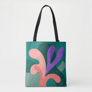 Bolsa Tote Forma Floral Moderna – Botanica de Cor 