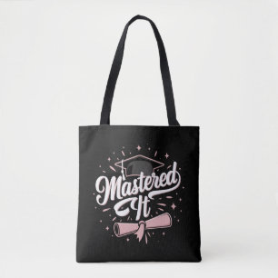 Bolsa Tote Formado Mestrado Graduado MBA Graduação