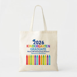 Bolsa Tote Formando da Pré-Escola 2026 Personalizado Fofo