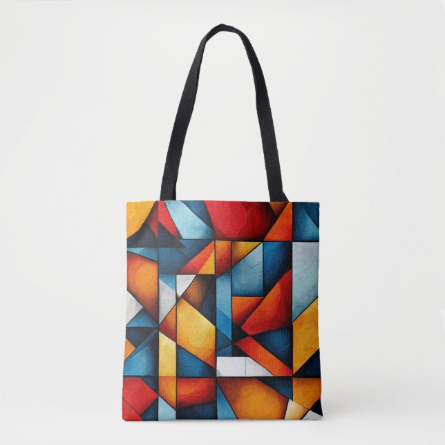 Bolsa Tote Formas abstratas (Frente)