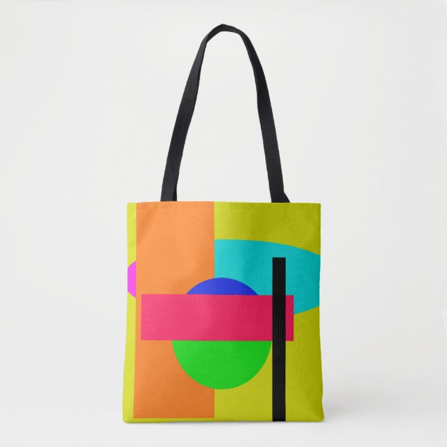 Bolsa Tote Formas coloridas (Frente)