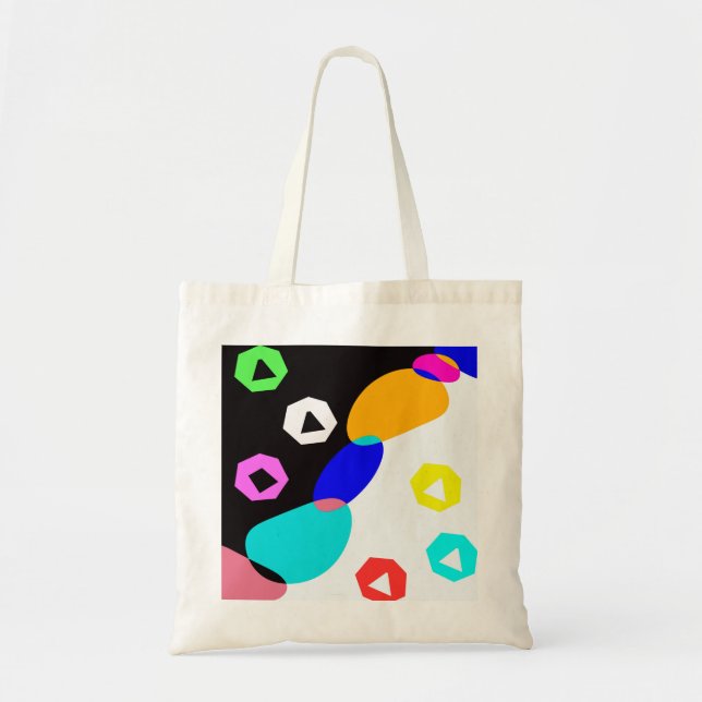 Bolsa Tote Formas coloridas (Frente)