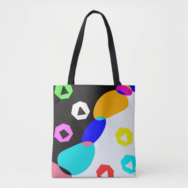 Bolsa Tote Formas coloridas (Frente)