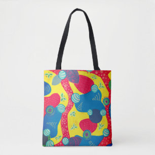 Bolsa Tote Formas criativas e formas de arte Abstrato origina