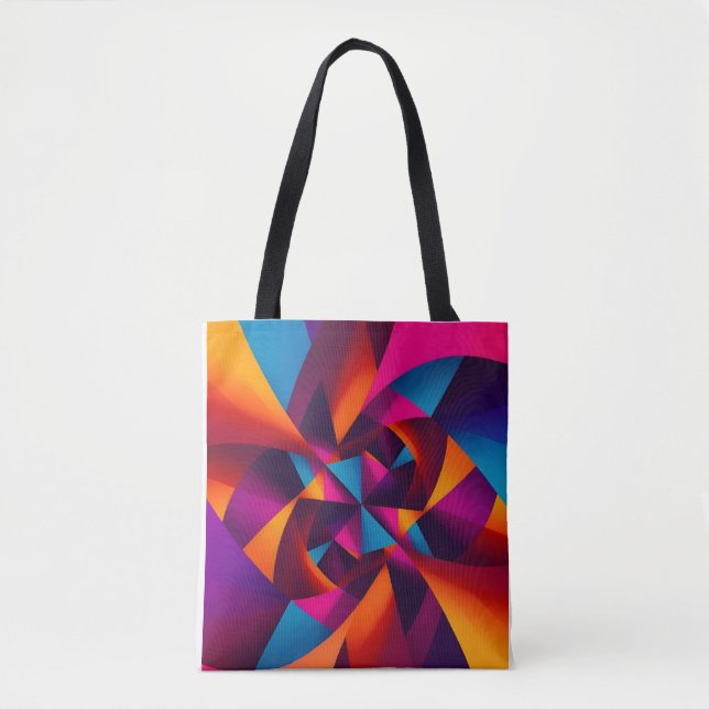 Bolsa Tote formas geométricas de abstrato (Frente)