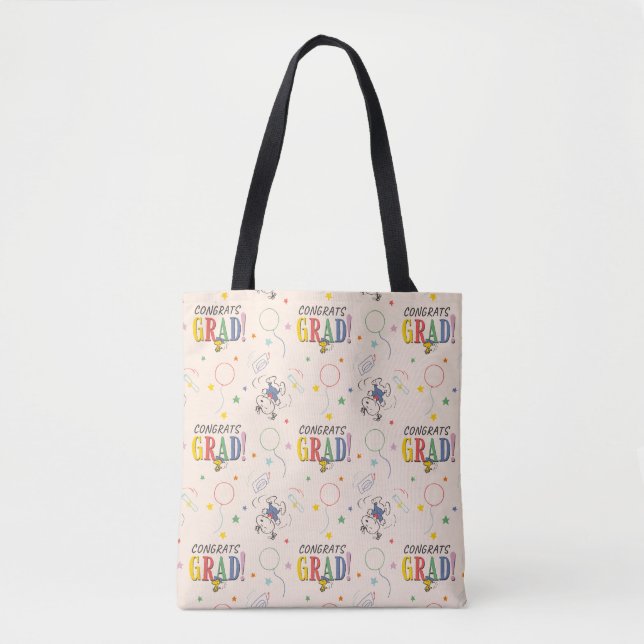 Bolsa Tote Formatura Peanuts Snoopy Woodstock (Frente)