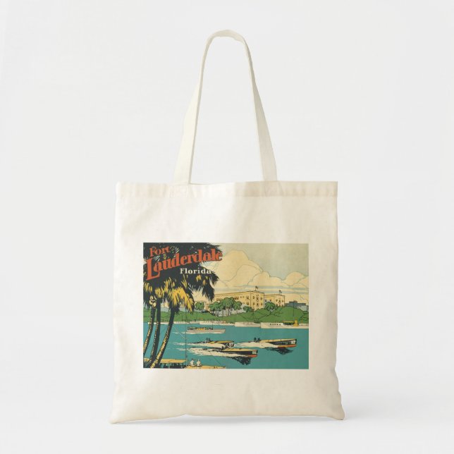 Bolsa Tote Fort Lauderdale Flórida 1920 (Frente)
