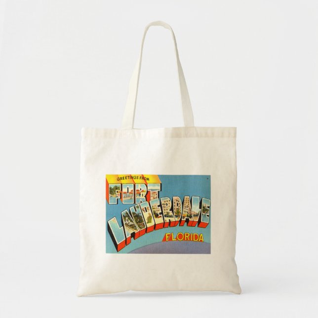 Bolsa Tote Fort Lauderdale Florida Sunshine State Tote Bag (Frente)