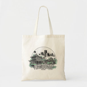 Bolsa Tote Fort Worth City Texas EUA