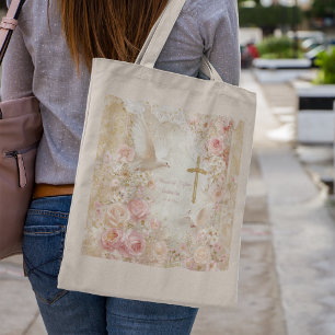 Bolsa Tote Forte Blush e Dourado Quince, personalizado