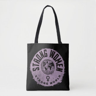 Bolsa Tote Forte citação inspiracional feminina