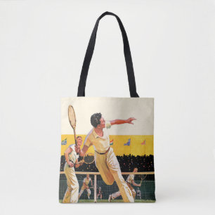 Bolsa Tote Fósforo do tênis dos dobros