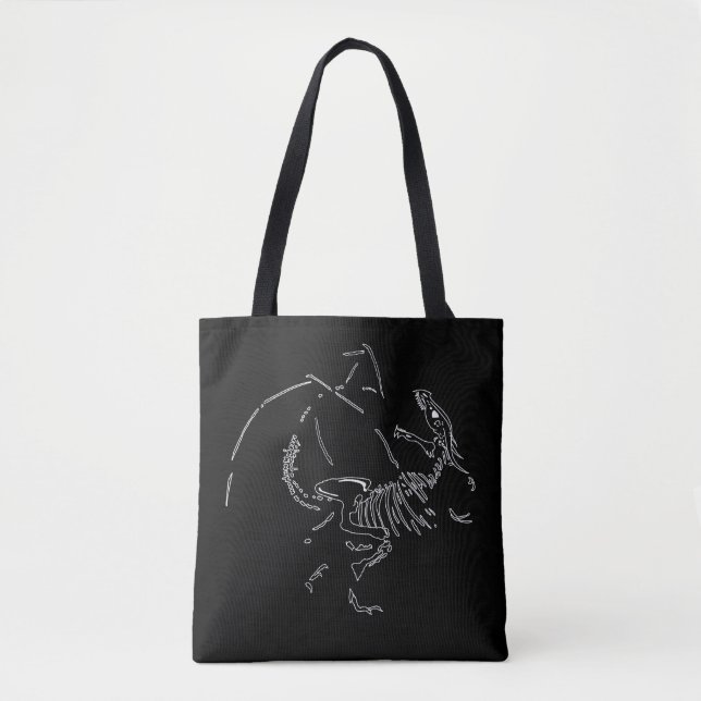 Bolsa Tote Fósseis do Dragão (Frente)