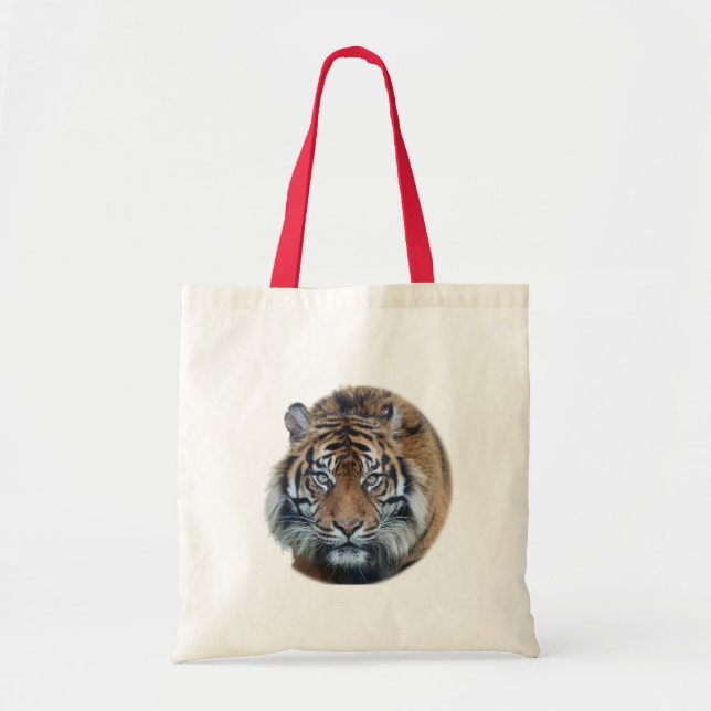 Bolsa Tote Foto Bengala Tiger Face (Frente)
