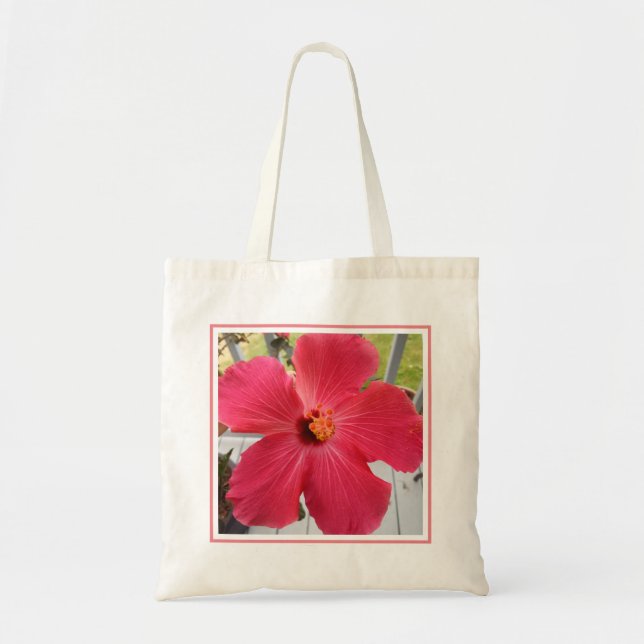 Bolsa Tote Foto da canção da flor rosa de Solomon Bíblia Vers (Frente)