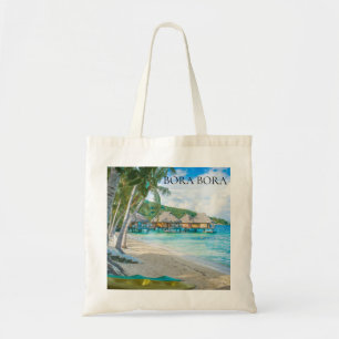 Bolsa Tote Foto da Casa de Praia Bungalows de Bora Bora