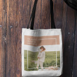 Bolsa Tote Foto da família moderna | Agradecido Grateful<br><div class="desc">Foto da família moderna | Agradecido Grateful</div>