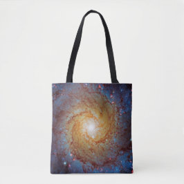 Bolsa Tote Foto da Galáxia Espiral Messier 74 no Espaço Exter