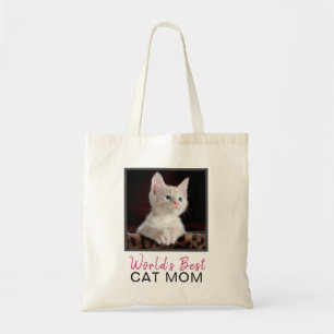 Bolsa Tote Foto da Praça da Cinza Rosa Midrosa do Melhor Gato