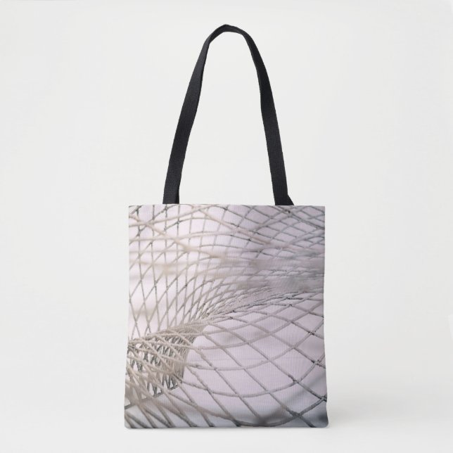 Bolsa Tote Foto da rede de cinzas (Frente)