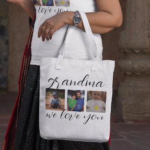 Bolsa Tote Foto da Vovó 