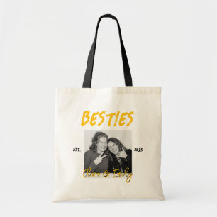 Bolsa Tote Foto das Melhores Amigas Desde o Ano Com Nomes