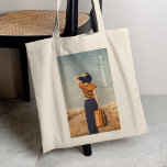 Bolsa Tote Foto de Cheio de fotografia minimalista simples<br><div class="desc">Um simples modelo de design de fotografia personalizado em um estilo moderno minimalista que pode ser facilmente atualizado com sua fotografia e detalhes de contato. O design fotográfico perfeito para um fotógrafo,  designer ou qualquer pessoa que esteja procurando um design fotográfico!</div>