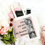 Bolsa Tote Foto de Colagem Moderna e Dom de Citação Romântica<br><div class="desc">Foto de Colagem Moderna e Dom de Citação Romântica</div>