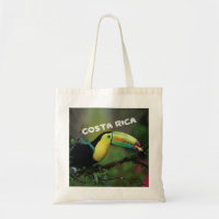 Foto de Costa Rica com o pássaro colorido de
