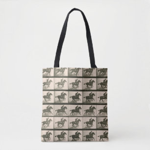 Bolsa Tote Foto de Movimento do Cavalo em Movimento