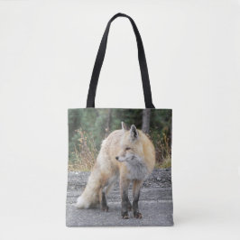 Bolsa Tote Foto de Vida Selvagem de Raposa Vermelha Cascade