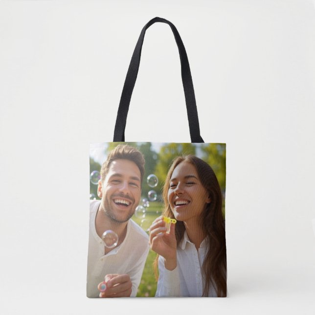 Bolsa Tote Foto divertida (Frente)