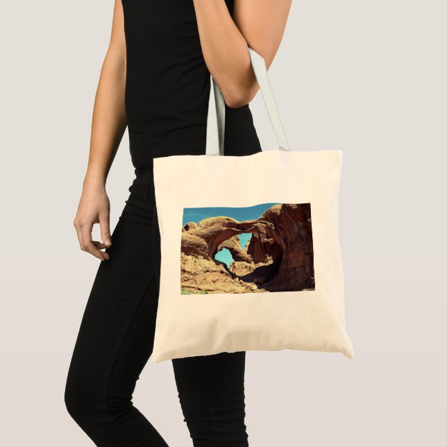 Bolsa Tote Foto do Deserto do Arco Duplo (Frente (produto))