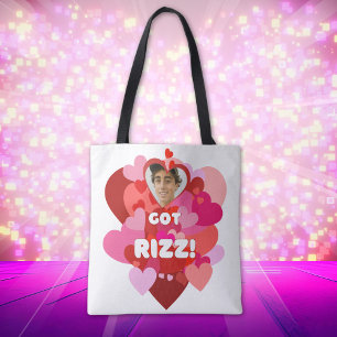 Bolsa Tote Foto do Pop do coração do Namorados personalizado