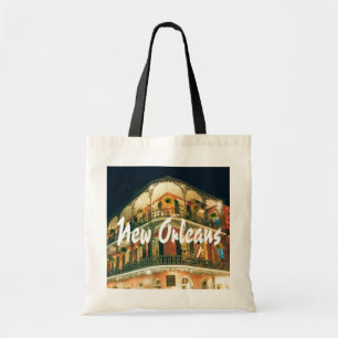 Bolsa Tote Foto do prédio do New Orleans French Quarter