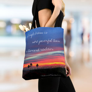 Bolsa Tote Foto do Sonho de Solteiro Laranja Azul