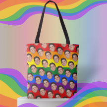 Foto Engraçada Personalizada Orgulho gay Arco-Íris