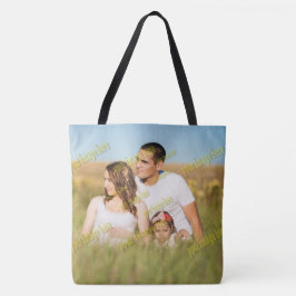 Bolsa Tote Foto FAMILIAR ✨ Excelente Personalização