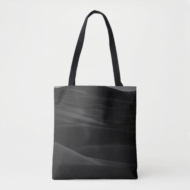 BOLSA TOTE FOTO GRAYSCALE DO DESERTO (Frente)
