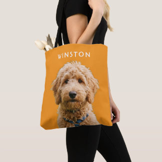 Bolsa Tote Foto Nome de Cachorros Personalizados - LEIA A DES