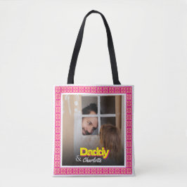 Bolsa Tote Foto personalizada da família com presentes person