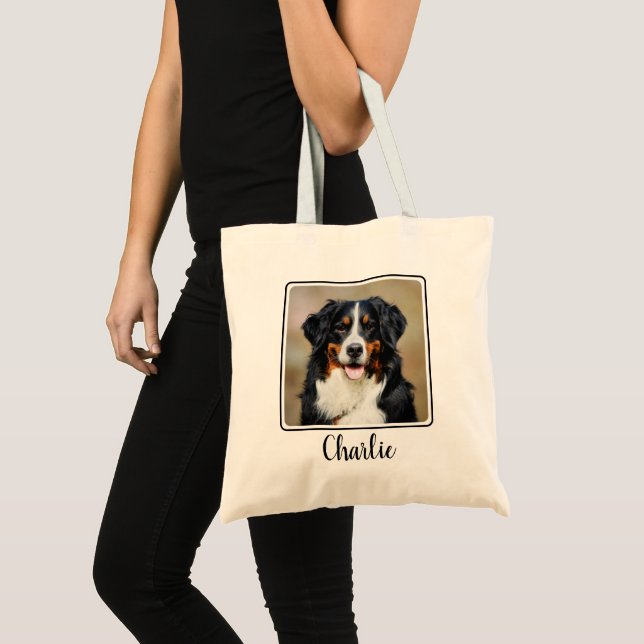 Bolsa Tote Foto personalizada de cão (Frente (produto))
