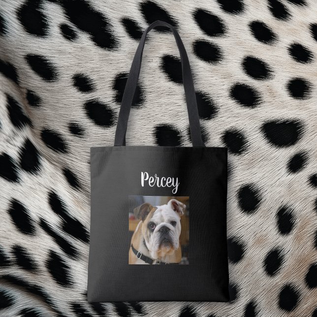 Bolsa Tote Foto personalizada de cão (Criador carregado)